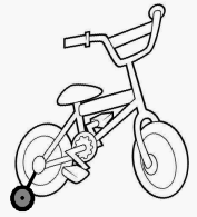 Bicicleta con ruedines
